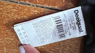 Vestito Desigual nero-rosso tg. XL