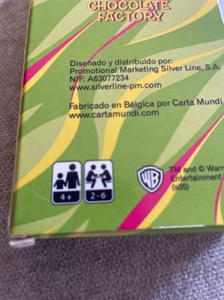 Jogo Cartas Charlie e a Fábrica de Chocolate