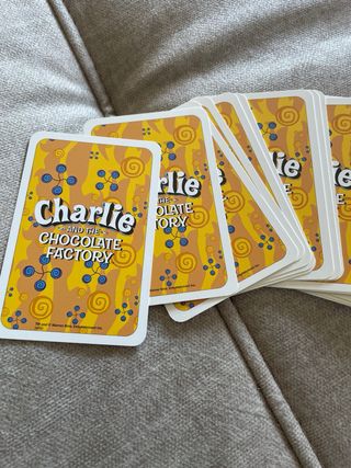 Jogo Cartas Charlie e a Fábrica de Chocolate