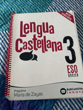 María de Zayas 3 ESO. Dosier. Lengua castellana