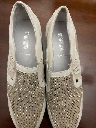 Gabor - Scarpe Beige e Argento