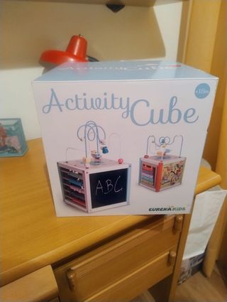 Cubo Actividades Bebé Madera