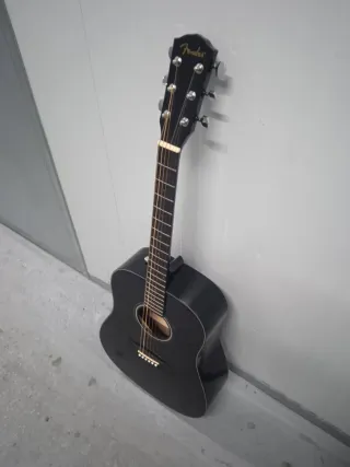 Guitarra acústica Fender negra