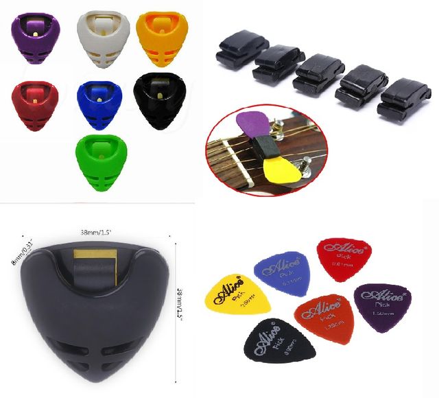 4 Pontas de guitarra ukulele guitalele suporte de pontas