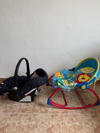 Silla coche Chicco +Hamaca Bebé