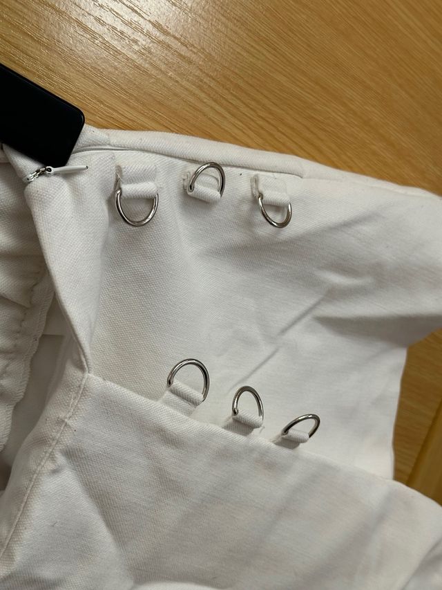 Falda pantalón Bershka blanca - Talla S