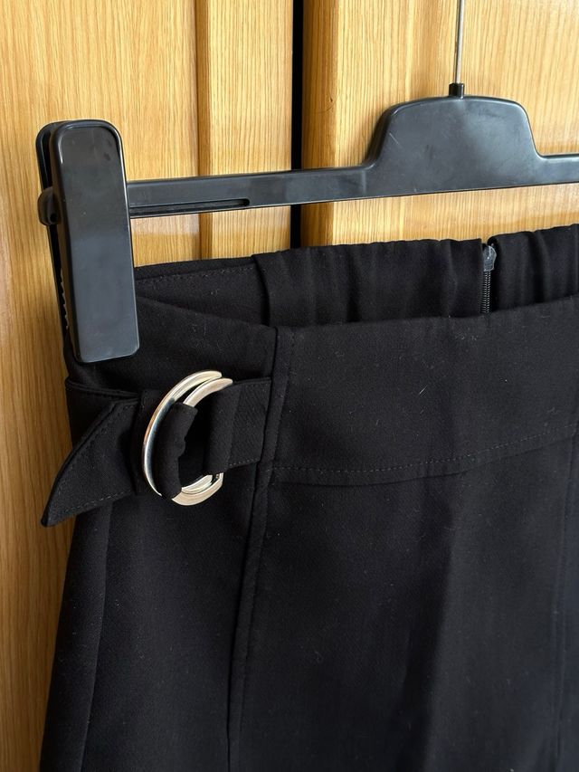 Falda pantalón Bershka negra - Talla 36