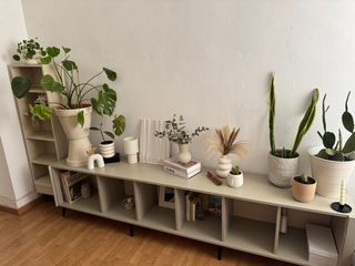 Aparador/estanteria gris beige
