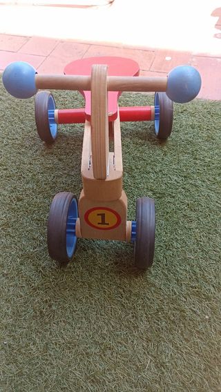 Triciclo madera infantil