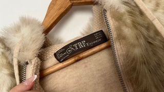 Chaquetón pelo leopardo beige