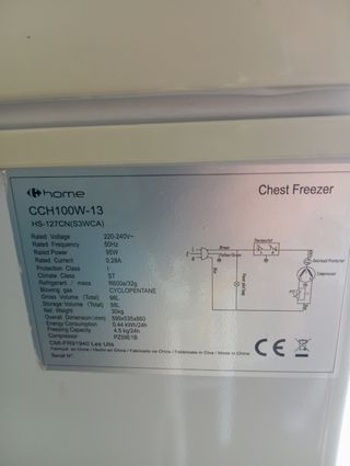 Congelador arcón Carrefour Home