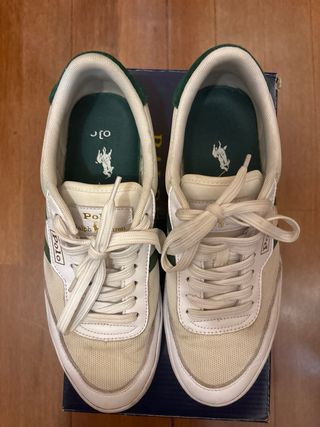 Zapatillas Polo Ralph Lauren - Verde y Blanco
