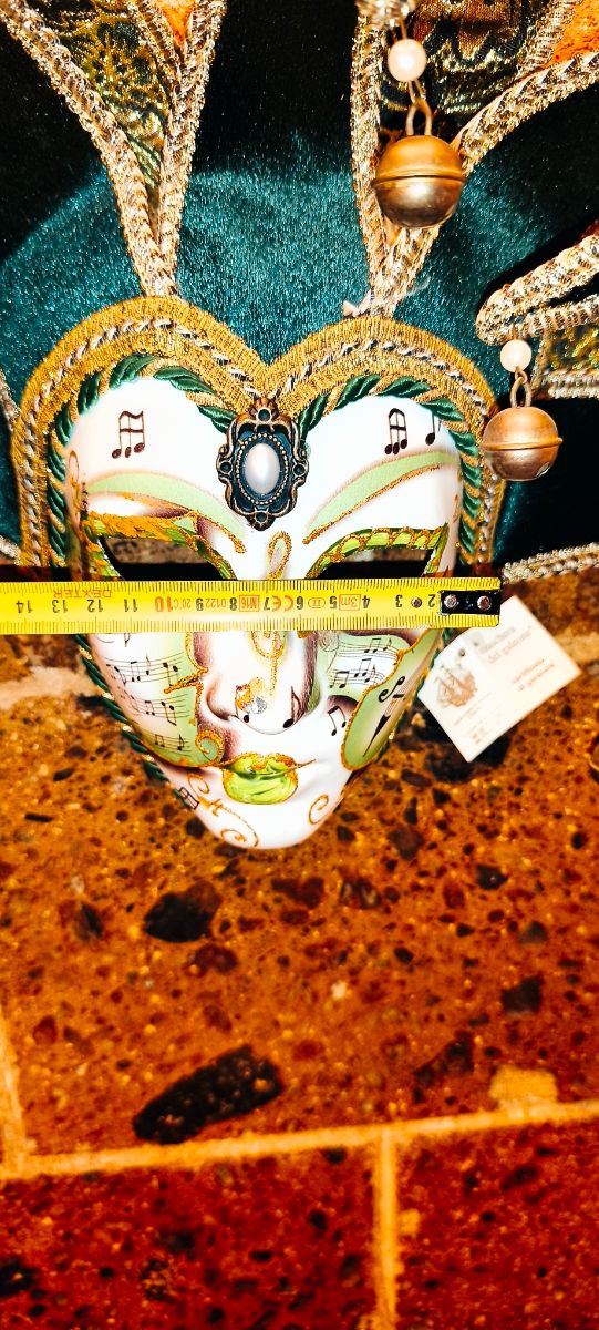 Maschera Venezia Vintage a 9 (rara a 9)  campanell