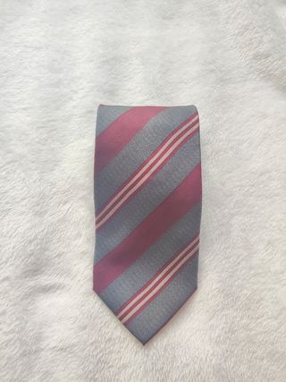 Corbata Giorgio Armani - Gris y Roja