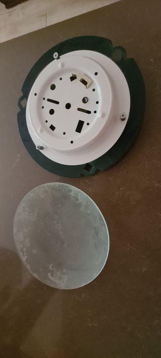 Plafón techo | Teal & Blanco