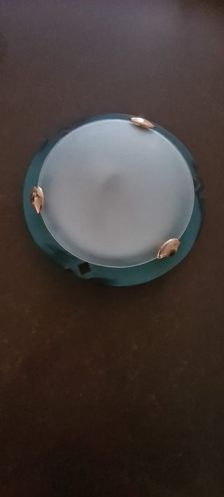 Plafón techo | Teal & Blanco