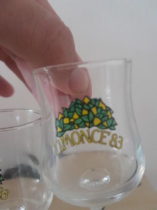 3 Bicchieri Limonce'83 Vintage