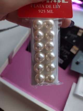 Pendientes plata de ley Begga