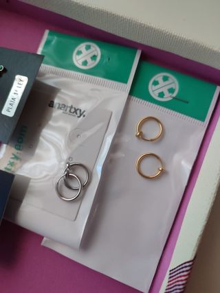 Pendientes plata de ley Begga