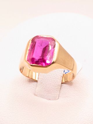 Anillo oro rosa 18k