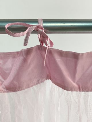 Cortina tul rosa Zara Home
