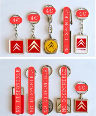 Llavero Citroën coleccionismo Vintage antiguo