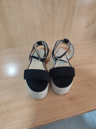 Sandalias plataforma negras