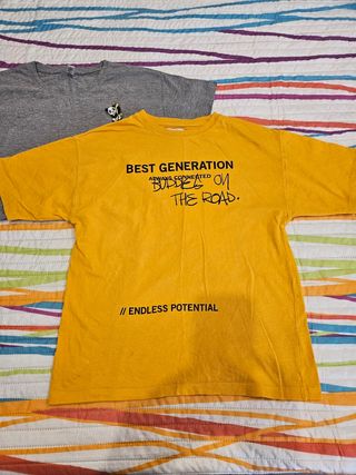 4 Camisetas Hombre Talla M