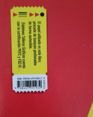 Lengua castella y literatura.
 4 secundaria. 