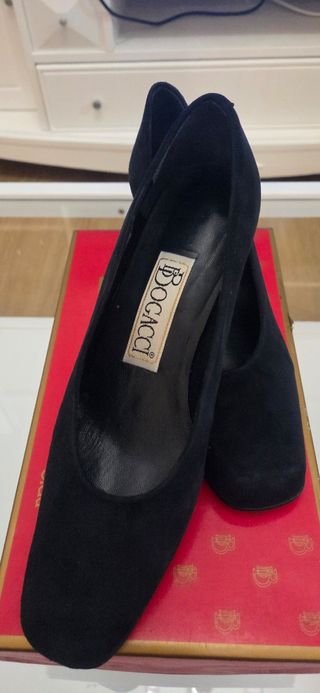 Zapatos Boggi ante azul marino 