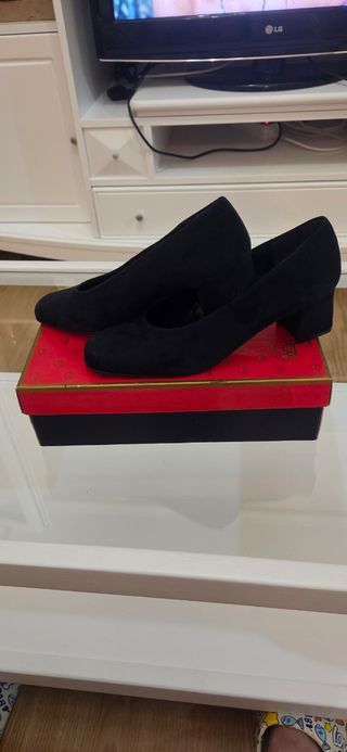 Zapatos Boggi ante azul marino 