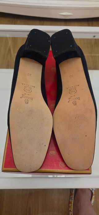 Zapatos Boggi ante azul marino 