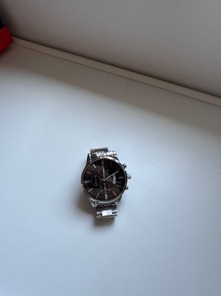 Reloj Geneva - Cronógrafo Negro/Plata