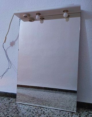 Espejo baño con luz - blanco