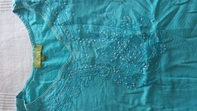 Blusa turquesa talla M - como nueva
