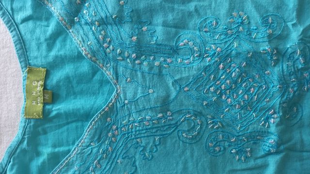 Blusa turquesa talla M - como nueva