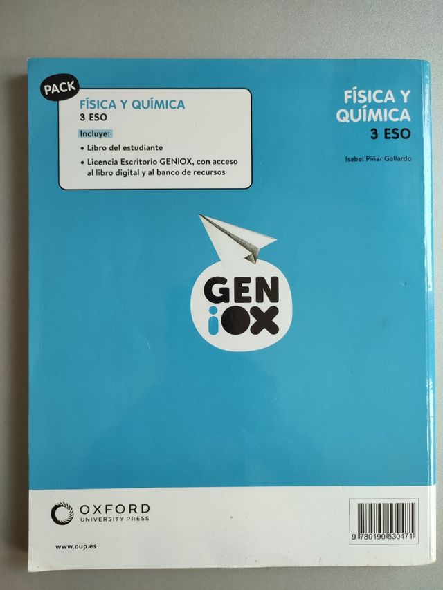 Física y Química 3º ESO. Libro del estudiante. ...