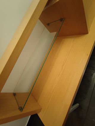Mueble recibidor madera