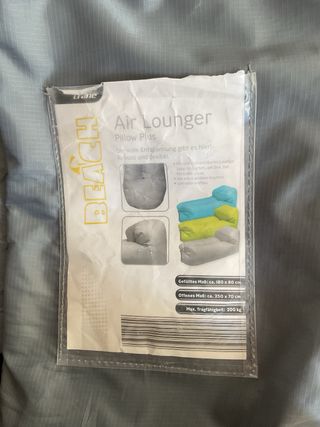 Sofa hinchable BlBeach - Gris