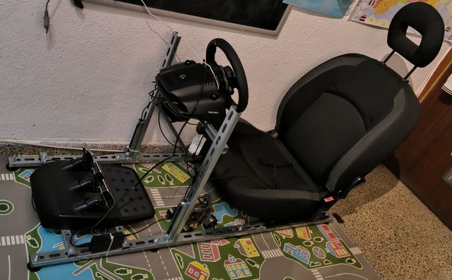 Cockpit Simracing+Logitech G923Xbox y caja cambio
