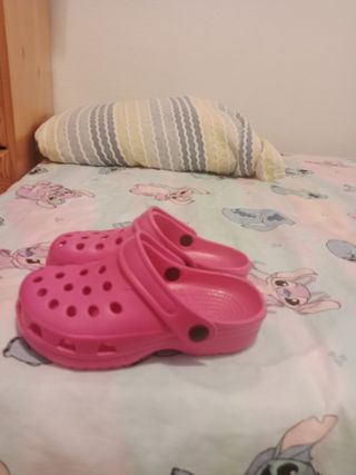 Chanclas niña verano rosa