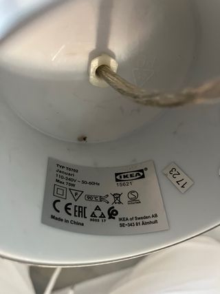 Lámpara techo IKEA - Moderna