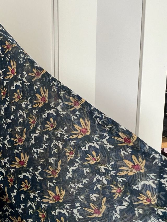 Blusa Veda Gati - L - Azul estampada