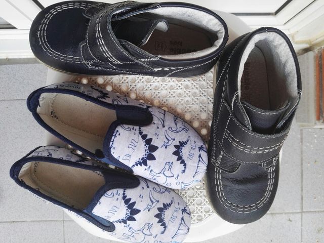 Zapatos niño - Piel - 2 pares