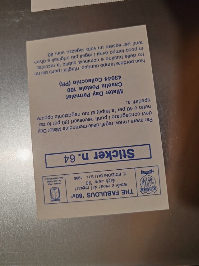 Sticker Fabulous 80 vintage