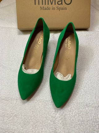 Zapatos miMao verdes