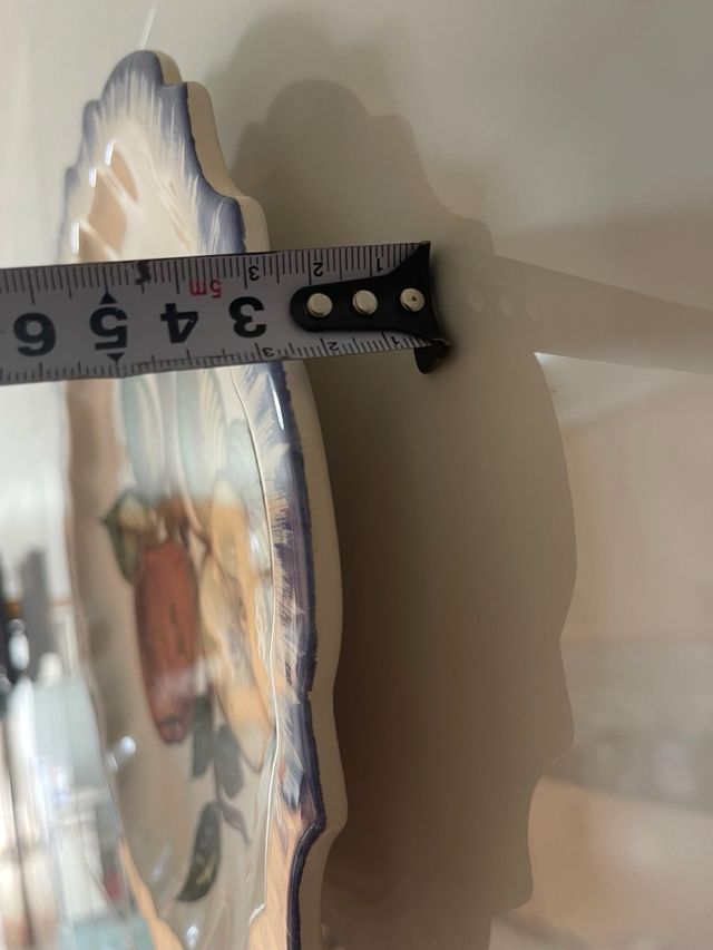 Piatto decorativo in porcellana