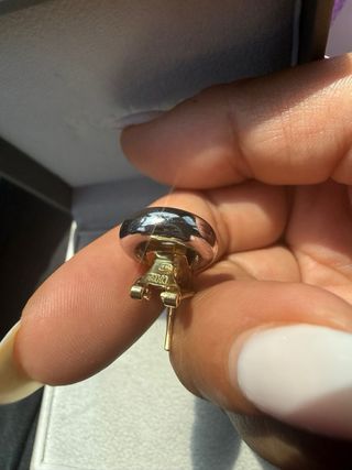Pendientes oro 750 / 18k bicolor