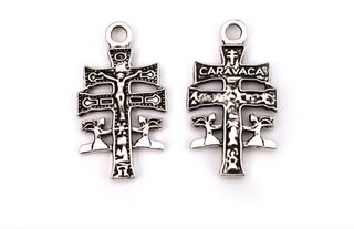 Cruces Caravaca Plata Antigua 35x20mm