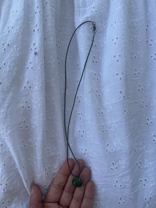 Colgante bola verde-amarillo